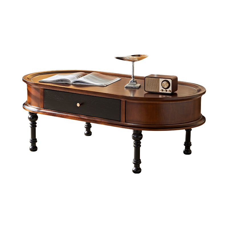 Table basse ovale vintage fran - Coffee Equipment Home avis et prix